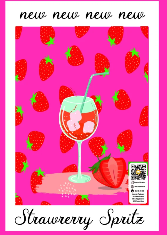 Strawberry Spritz Fiora Wines